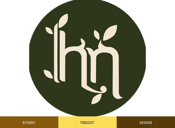 Herbal Me brand color palette