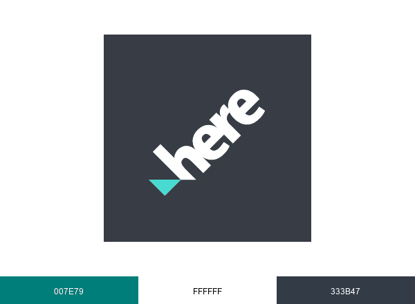 Here brand color palette