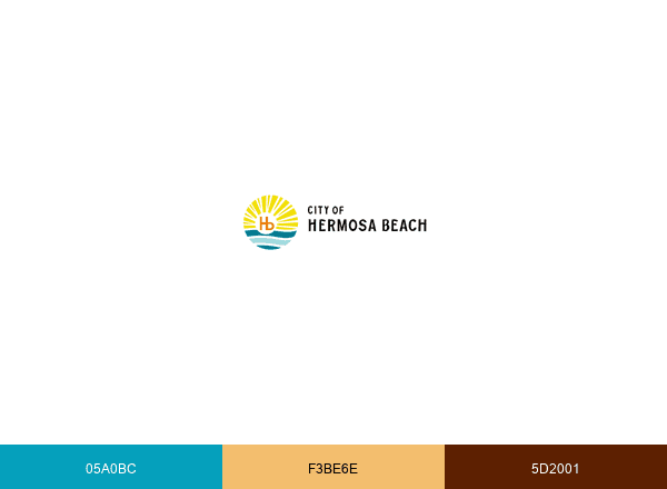 City of Hermosa Beach brand color palette