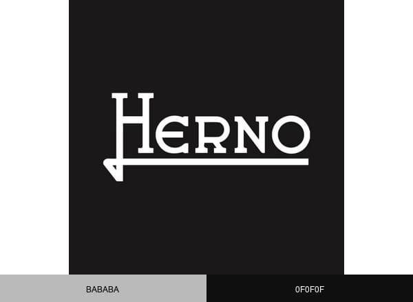 Herno brand color palette