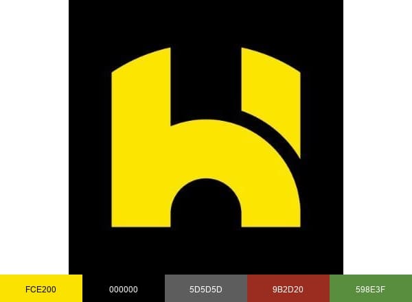HeroWear brand color palette