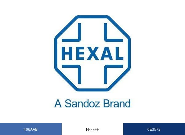 Hexal brand color palette