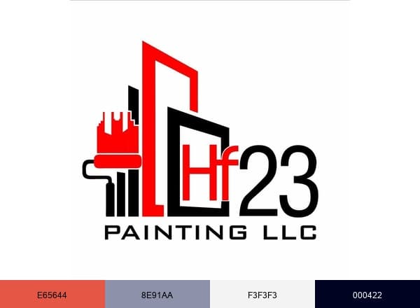 HF23 Painting LLC brand color palette