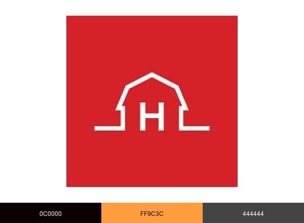 Hickory Farms brand color palette