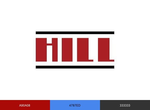 Hill International brand color palette