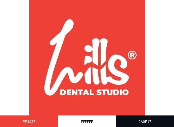 Hills Dental Studio brand color palette