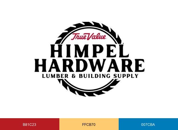 Himpel Hardware & Lumber brand color palette