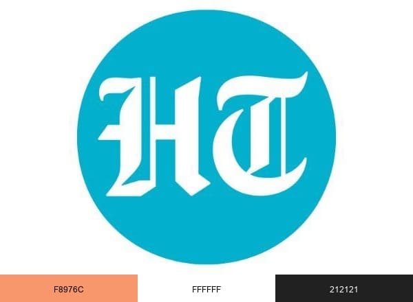 Hindustan Times brand color palette