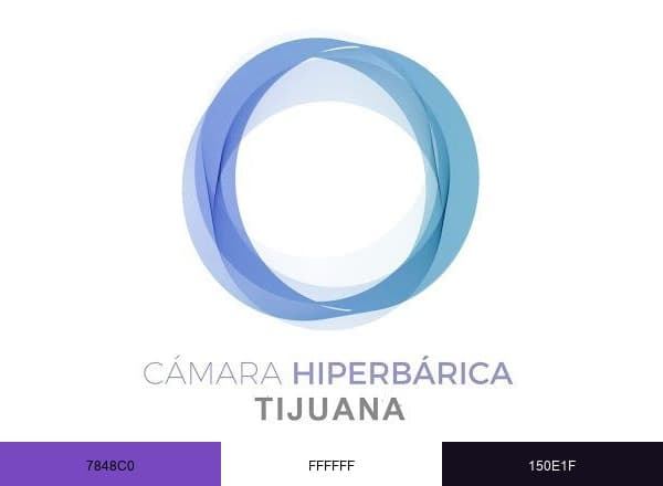 Hiperbarica Tijuana brand color palette