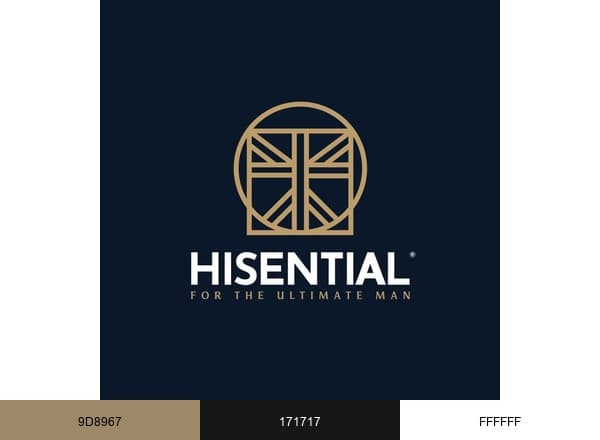 Hisential brand color palette