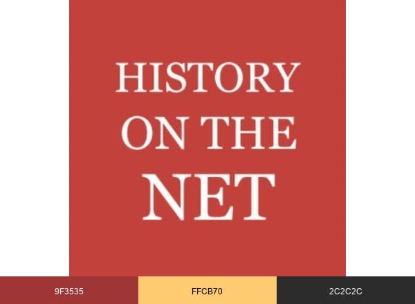 Historyonthenet.com brand color palette