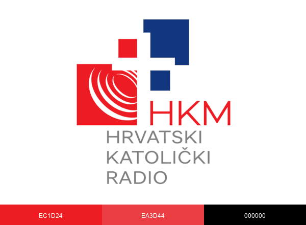 Hrvatski katolički radio brand color palette
