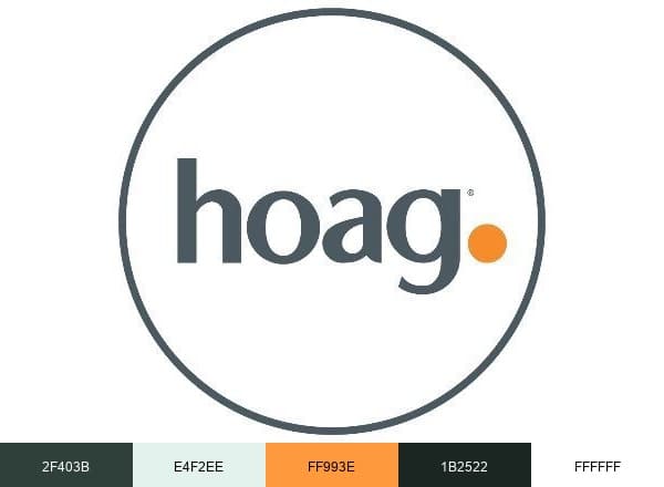 Hoag Hospital brand color palette