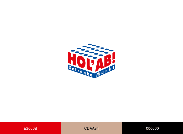 Hol'ab Getränkemarkt brand color palette