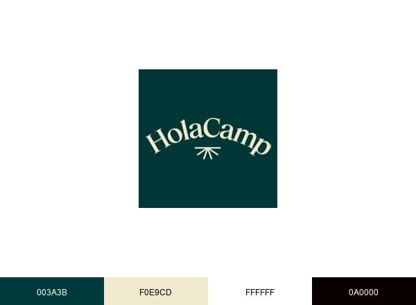 HolaCamp brand color palette