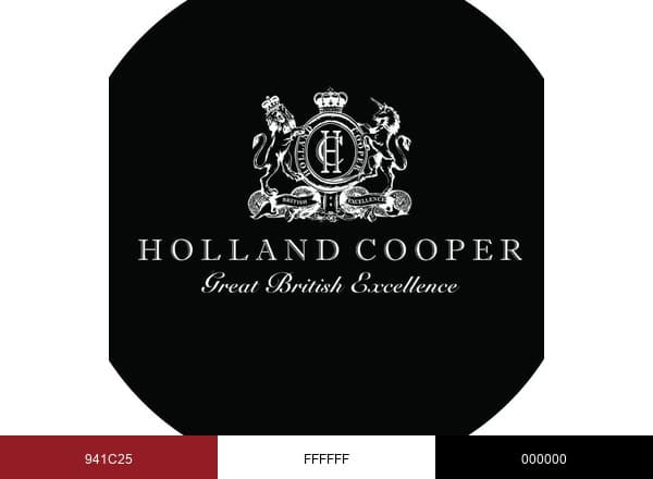 Holland Cooper brand color palette