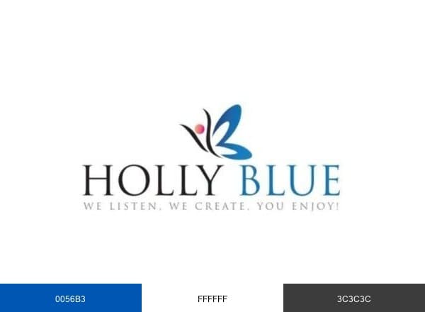 Holly Blue Interio brand color palette
