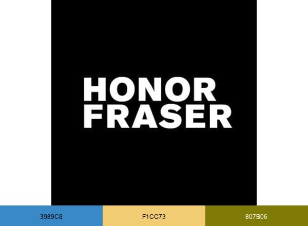Honor Fraser Gallery brand color palette