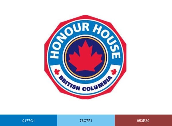 Honour House brand color palette