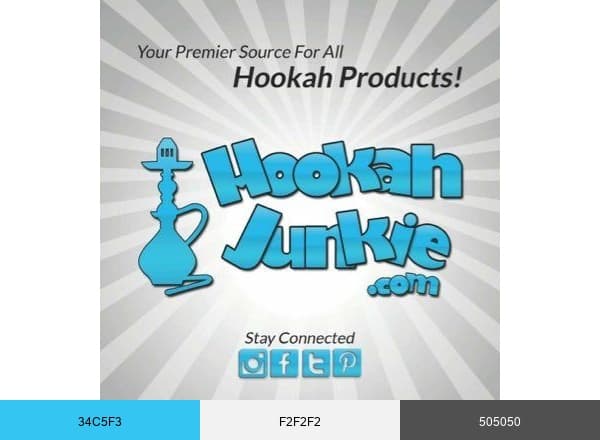 Hookah Junkie brand color palette