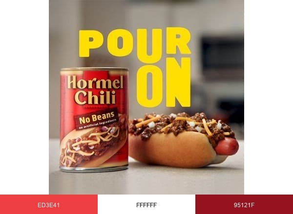 Hormel brand color palette