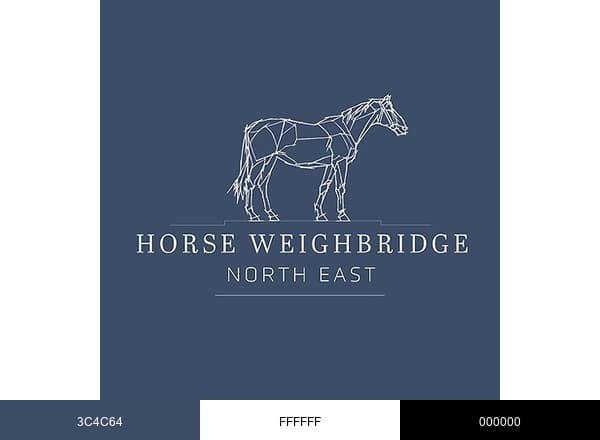 Horse Weighbridge North East brand color palette