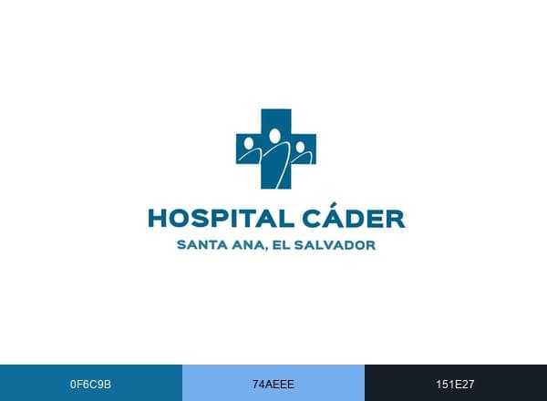 Hospital Cáder brand color palette