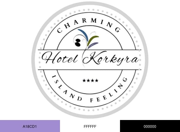Hotel Korkyra VL brand color palette