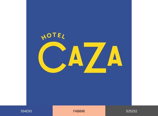 Hotel Caza brand color palette