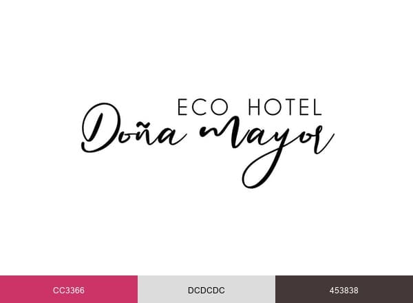 Eco Hotel Doña Mayor brand color palette