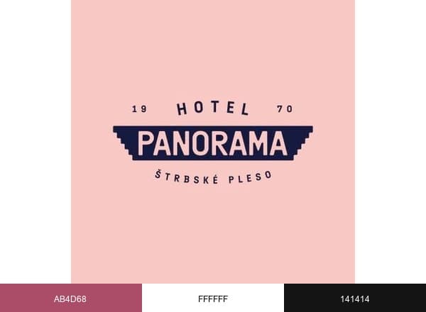 Hotel Panorama Resort**** brand color palette