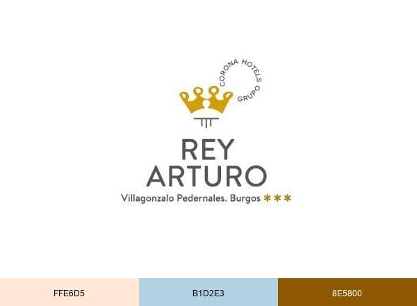 Hotel Rey Arturo Burgos brand color palette