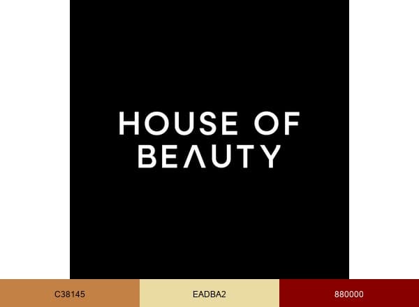 HOUSE OF BEAUTY INDIA brand color palette