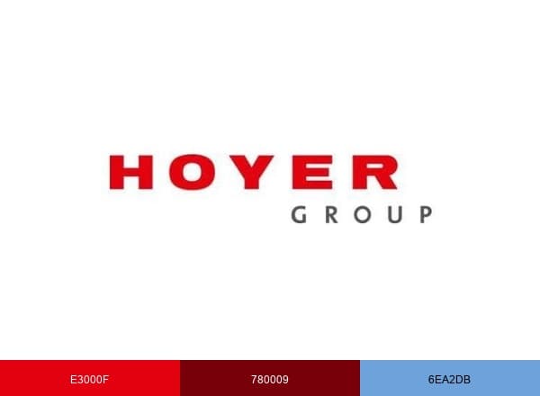 HOYER Group brand color palette