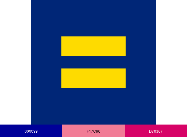 HRC brand color palette