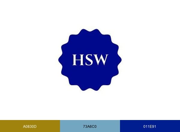 H. S. Walsh & Sons brand color palette