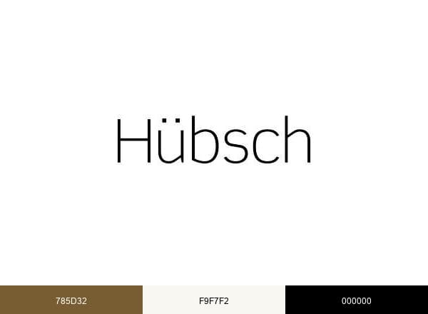 Hübsch | Herning brand color palette