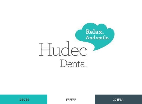 Hudec Dental brand color palette