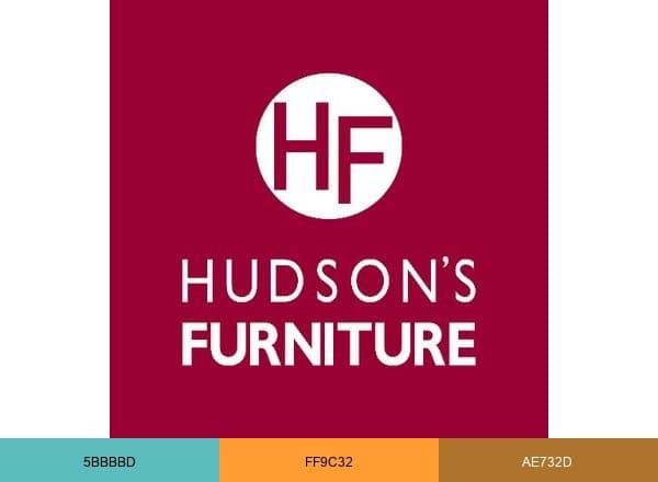 Hudson's Furniture brand color palette
