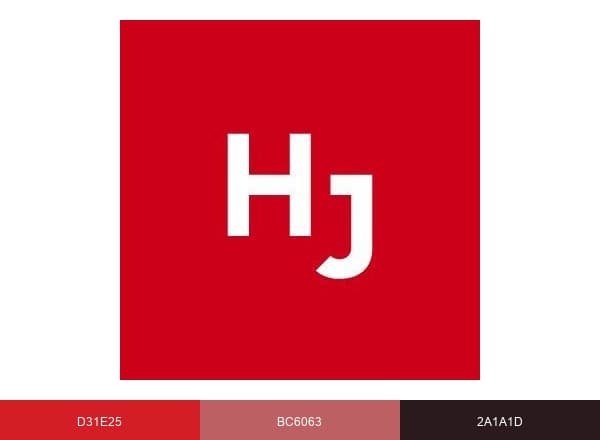 Hugh James brand color palette