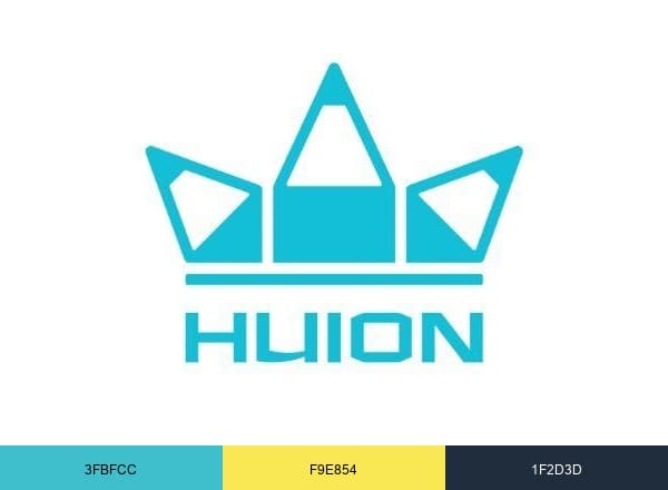 Huion brand color palette