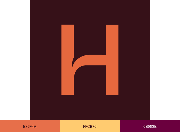 Hushed App brand color palette