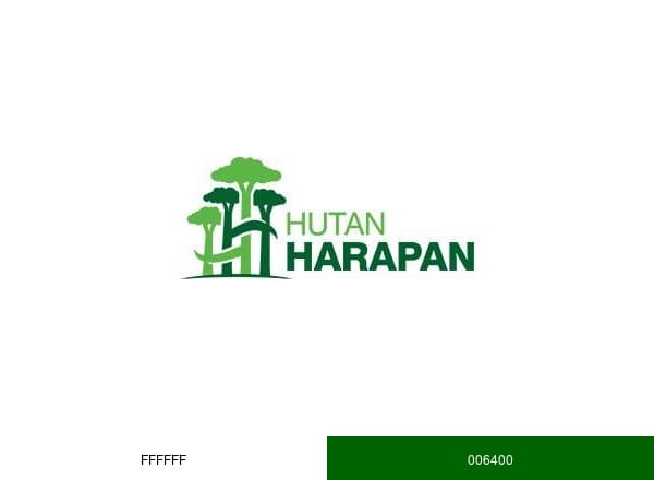 Hutan Harapan brand color palette