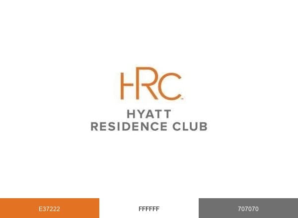 Hyatt Residence Club brand color palette