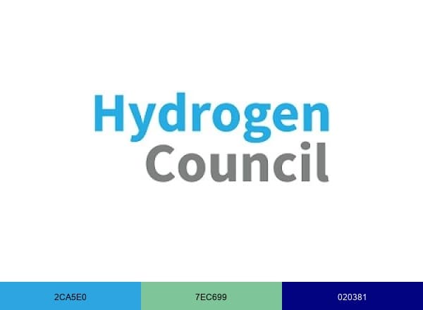 Hydrogen Council brand color palette