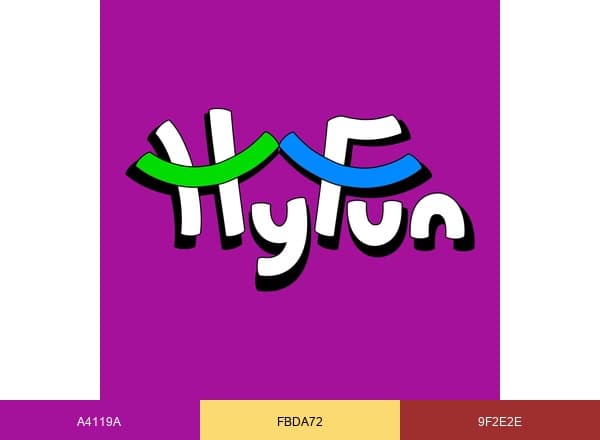 HyFun Foods brand color palette