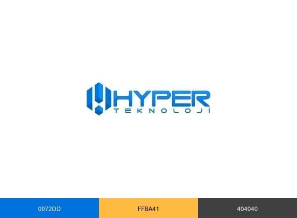 Hyper Teknoloji brand color palette