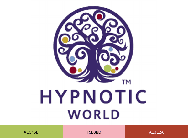 Hypnotic World brand color palette
