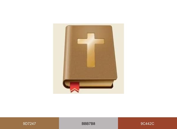 I-Bible.com brand color palette