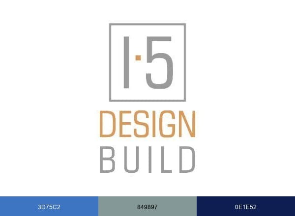 I-5 Design Build brand color palette